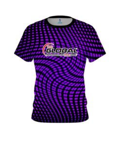 900 Global Dyanamic Flux purple CoolWick Bowling Jersey
