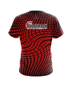 Alternative view of 900 Global Dyanamic Flux Red CoolWick Bowling Jersey