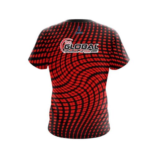 900 Global Dyanamic Flux Red CoolWick Bowling Jersey - Image 2