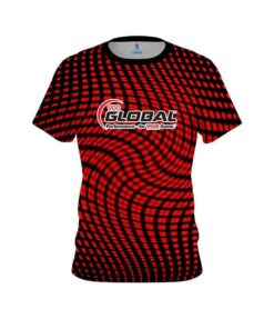 900 Global Dyanamic Flux Red CoolWick Bowling Jersey