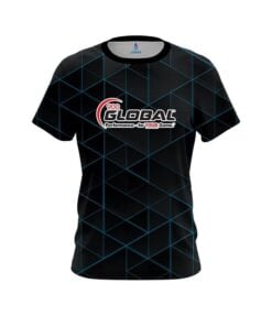 900 Global Geo Light Blue CoolWick Bowling Jersey