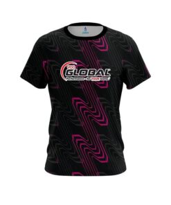 900 Global Halftone Extreme Pink CoolWick Bowling Jersey