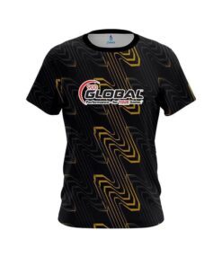900 Global Halftone Extreme Yellow CoolWick Bowling Jersey