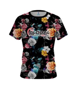 900 Global Hummingbird Watercolor Art CoolWick Bowling Jersey