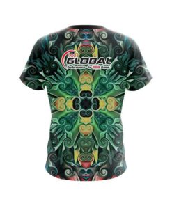Alternative view of 900 Global Mosaic Bloom CoolWick Bowling Jersey