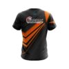 900 Global Steaming Dynamic Orange CoolWick Bowling Jersey - Image 2