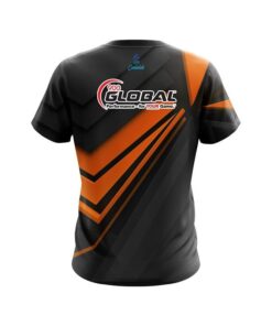 Alternative view of 900 Global Steaming Dynamic Orange CoolWick Bowling Jersey