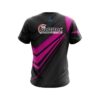 900 Global Steaming Dynamic Pink CoolWick Bowling Jersey - Image 2