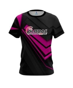 900 Global Steaming Dynamic Pink CoolWick Bowling Jersey
