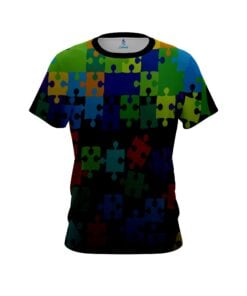 Plain Autism Awareness Be Kind CoolWick Bowling Jersey