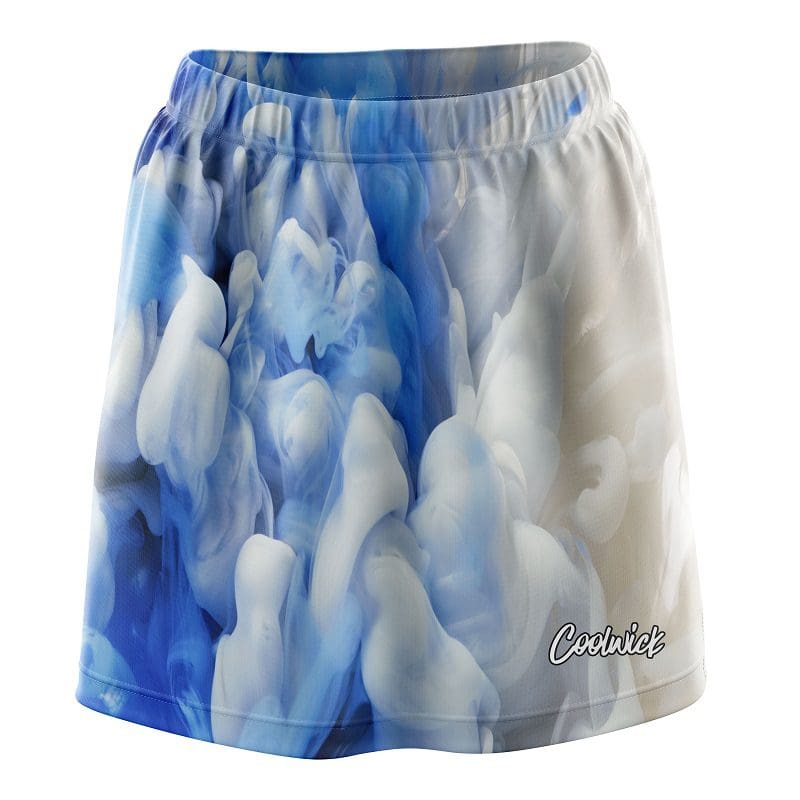 Blue Clouds CoolWick Bowling Skort