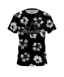 Brunswick Daisy Blue CoolWick Bowling Jersey