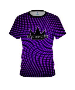 Brunswick Dyanamic Flux purple CoolWick Bowling Jersey