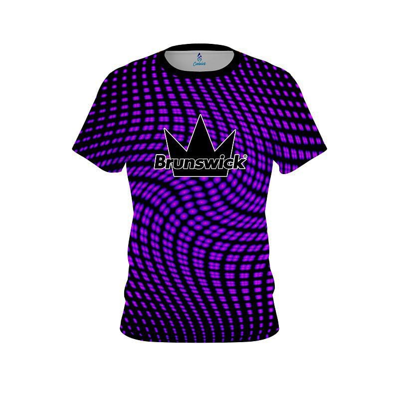 Brunswick Dyanamic Flux purple CoolWick Bowling Jersey