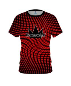 Brunswick Dyanamic Flux Red CoolWick Bowling Jersey