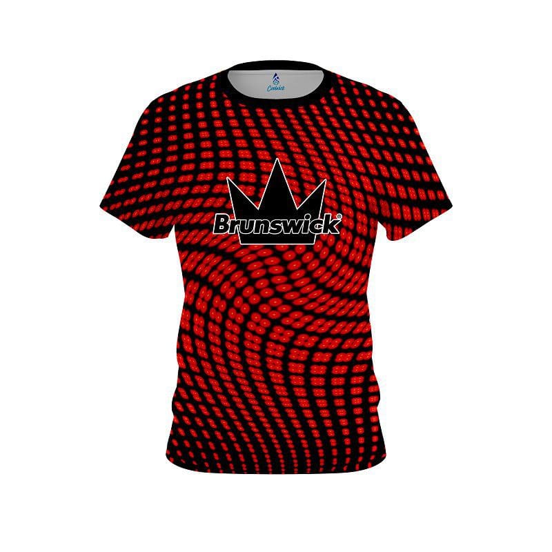 Brunswick Dyanamic Flux Red CoolWick Bowling Jersey