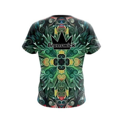 Brunswick Mosaic Bloom CoolWick Bowling Jersey - Image 2