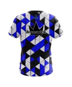 Alternative view of Brunswick Prism Blue CoolWick Bowling Jersey