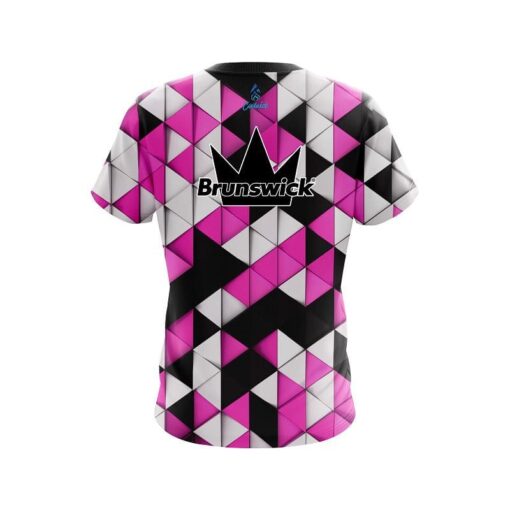 Brunswick Prism Pink CoolWick Bowling Jersey - Image 2