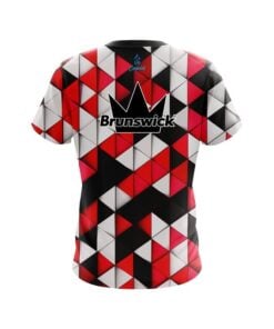 Alternative view of Brunswick Prism Red CoolWick Bowling Jersey