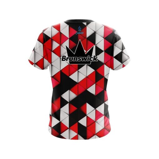 Brunswick Prism Red CoolWick Bowling Jersey - Image 2