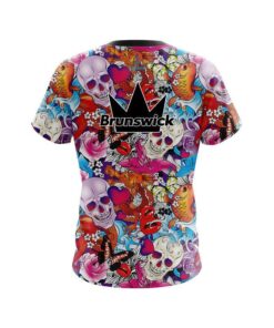 Alternative view of Brunswick Skull Love CoolWick Bowling Jersey