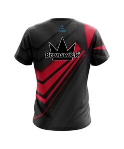 Alternative view of Brunswick Steaming Dynamic Red CoolWick Bowling Jersey