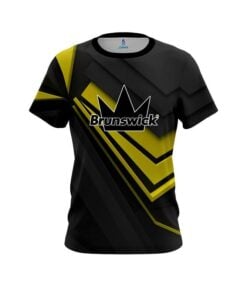 Brunswick Steaming Dynamic Yellow CoolWick Bowling Jersey