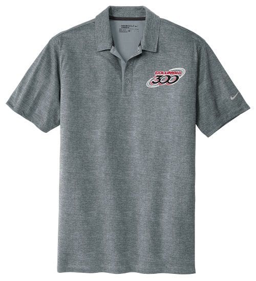 Columbia 300 Cool Grey Nike Dri-FIT Crosshatch Coolwick Bowling Polo