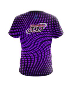 Alternative view of Columbia 300 Dyanamic Flux purple CoolWick Bowling Jersey