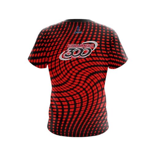 Columbia 300 Dyanamic Flux Red CoolWick Bowling Jersey - Image 2