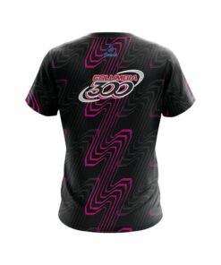 Alternative view of Columbia 300 Halftone Extreme Pink CoolWick Bowling Jersey