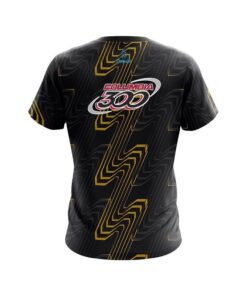 Alternative view of Columbia 300 Halftone Extreme Yellow CoolWick Bowling Jersey
