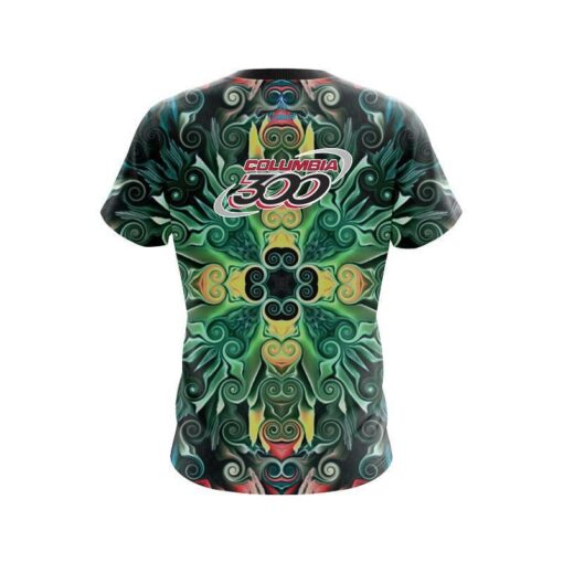 Columbia 300 Mosaic Bloom CoolWick Bowling Jersey - Image 2