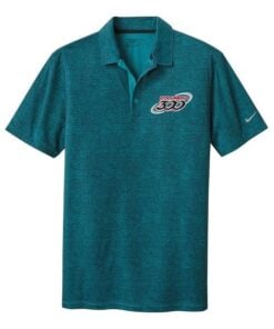 Columbia 300 Navy Blue Nike Dri-FIT Crosshatch Coolwick Bowling Polo