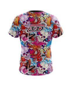 Alternative view of Columbia 300 Skull Love CoolWick Bowling Jersey