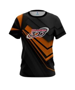 Columbia 300 Steaming Dynamic Orange CoolWick Bowling Jersey
