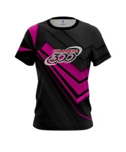 Columbia 300 Steaming Dynamic Pink CoolWick Bowling Jersey