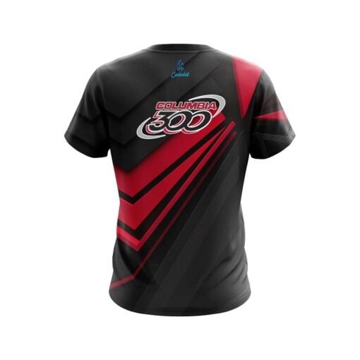 Columbia 300 Steaming Dynamic Red CoolWick Bowling Jersey - Image 2