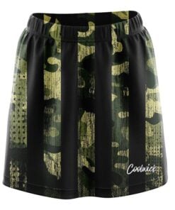 Camouflage Flag CoolWick Bowling Skort