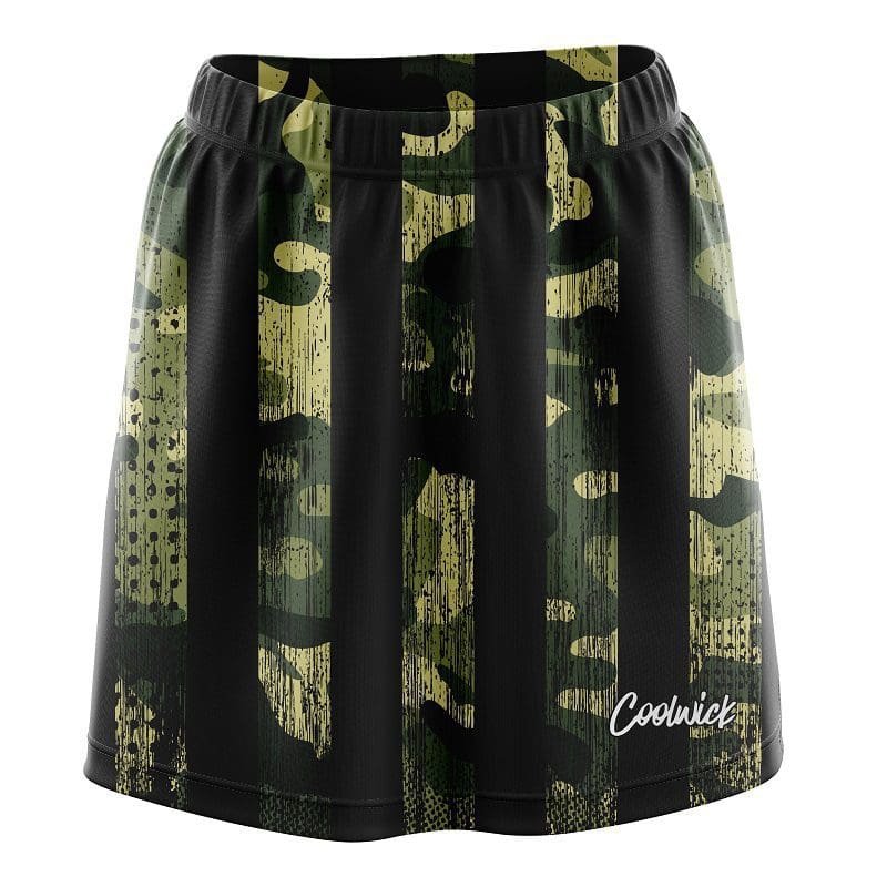 Camouflage Flag CoolWick Bowling Skort