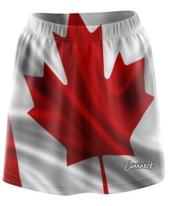 Canadian Flag CoolWick Bowling Skort