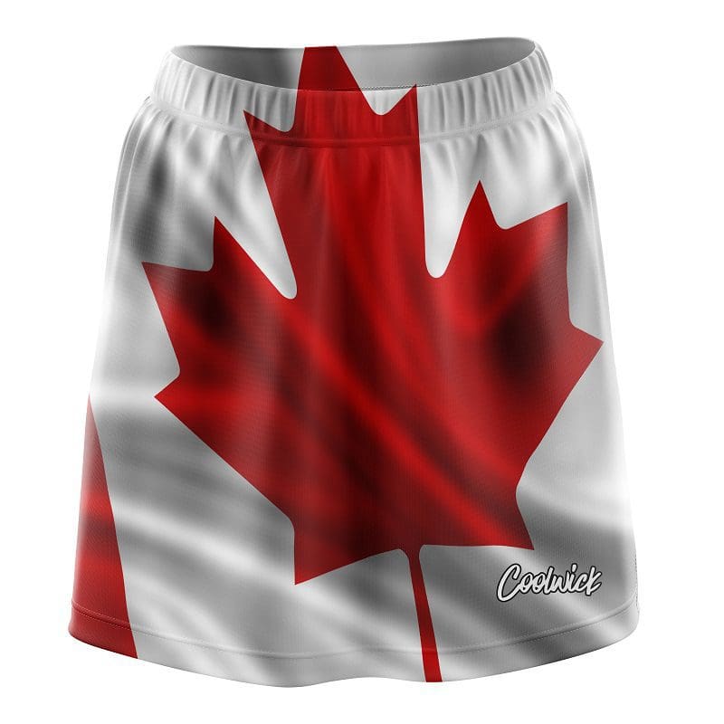 Canadian Flag CoolWick Bowling Skort