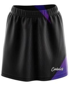 Carbon Purple CoolWick Bowling Skort