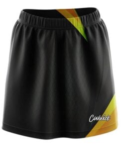 Carbon Yellow CoolWick Bowling Skort