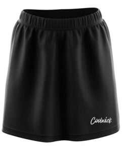 Plain Black CoolWick Bowling Skort