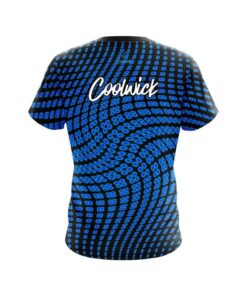 Alternative view of CoolWick Dyanamic Flux Blue CoolWick Bowling Jersey