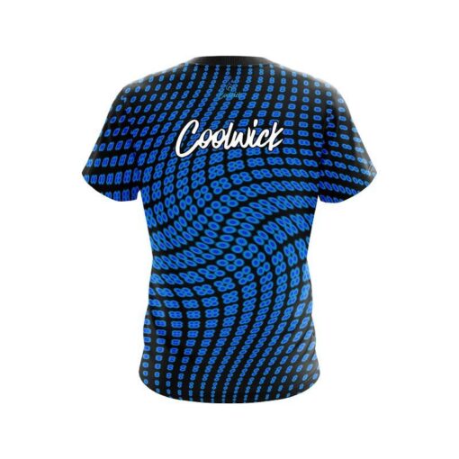 CoolWick Dyanamic Flux Blue CoolWick Bowling Jersey - Image 2