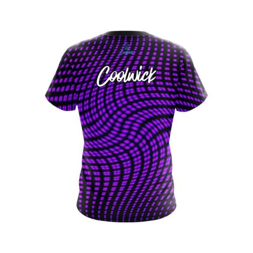 CoolWick Dyanamic Flux Purple CoolWick Bowling Jersey - Image 2