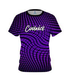 CoolWick Dyanamic Flux Purple CoolWick Bowling Jersey